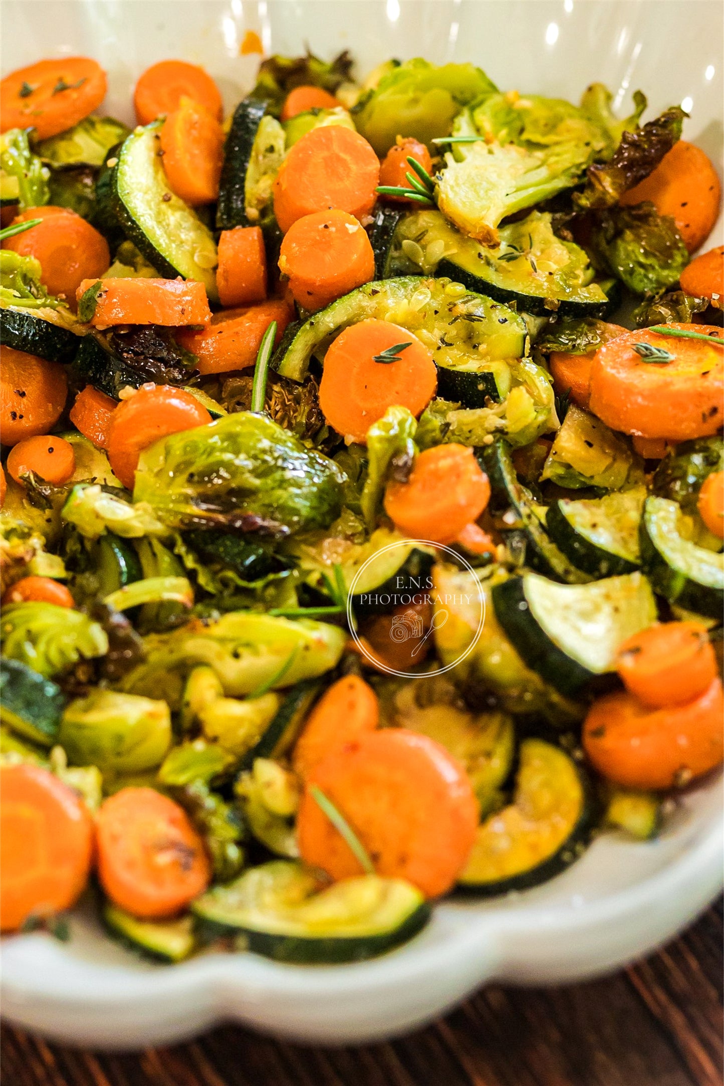 ROASTED MAPLE GARLIC PORK LOIN + ROASTED GARLIC VEGGIES BUNDLE