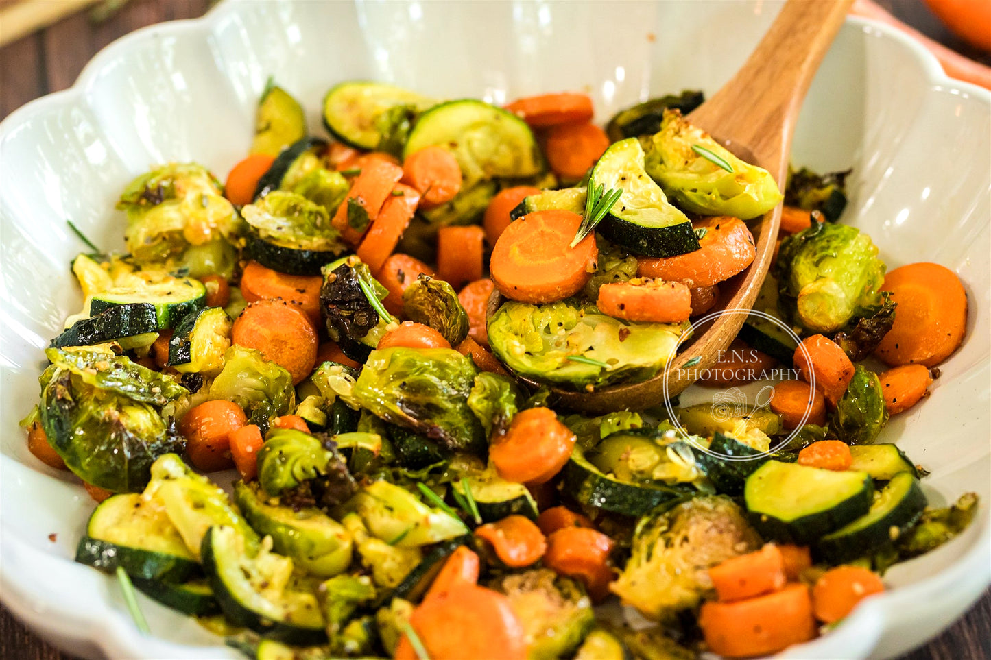 ROASTED MAPLE GARLIC PORK LOIN + ROASTED GARLIC VEGGIES BUNDLE
