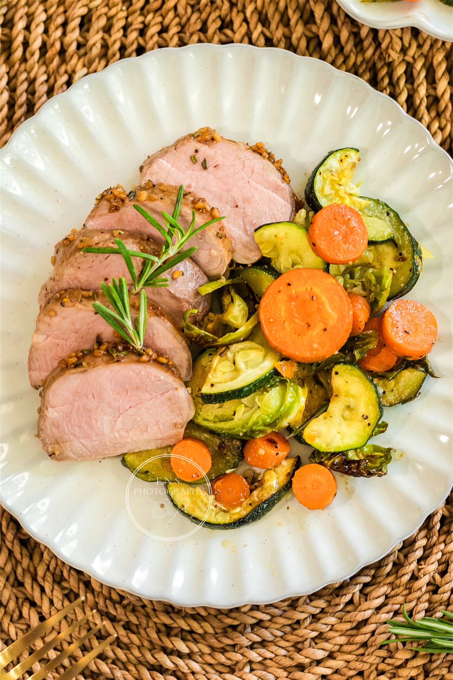ROASTED MAPLE GARLIC PORK LOIN + ROASTED GARLIC VEGGIES BUNDLE
