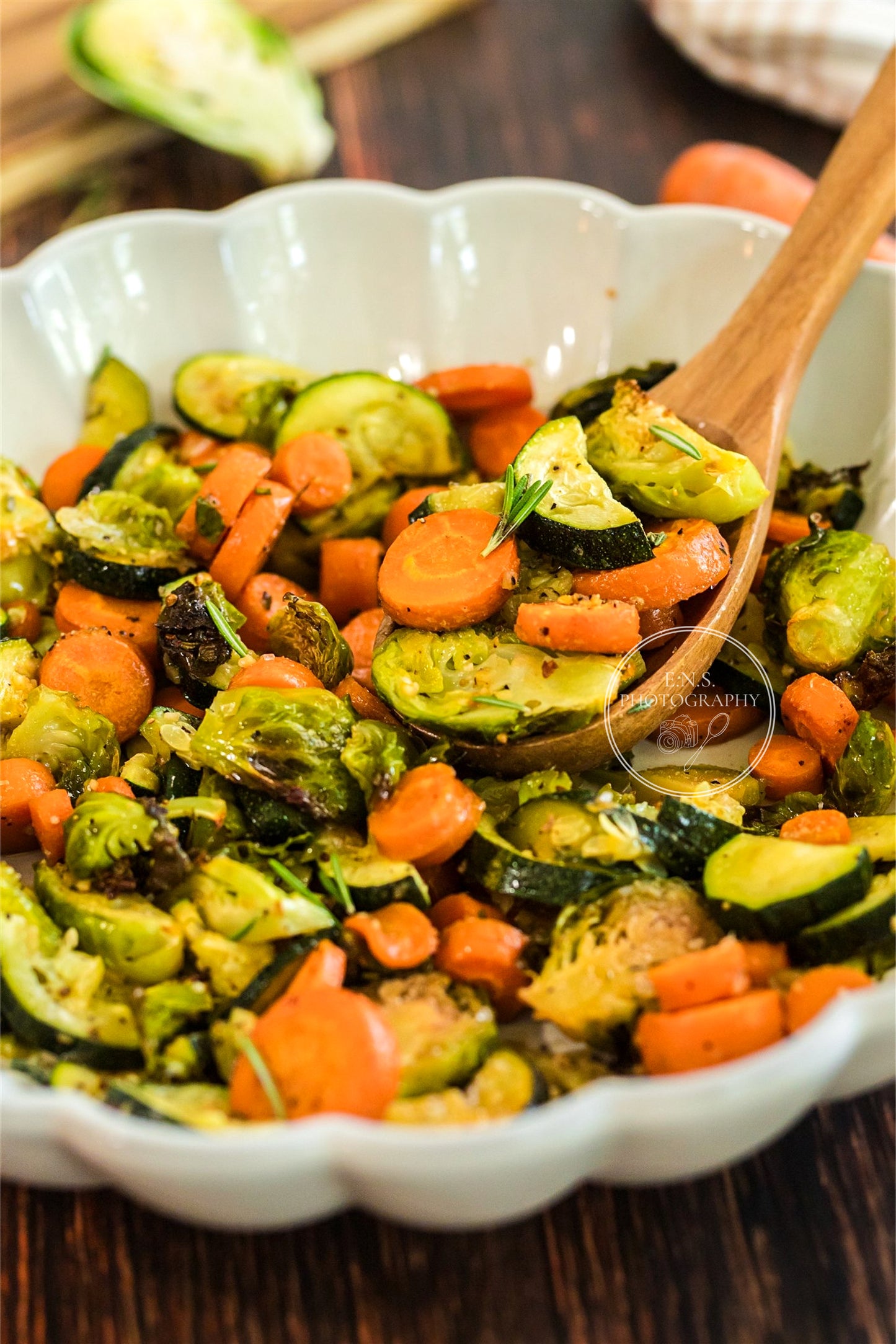 ROASTED MAPLE GARLIC PORK LOIN + ROASTED GARLIC VEGGIES BUNDLE