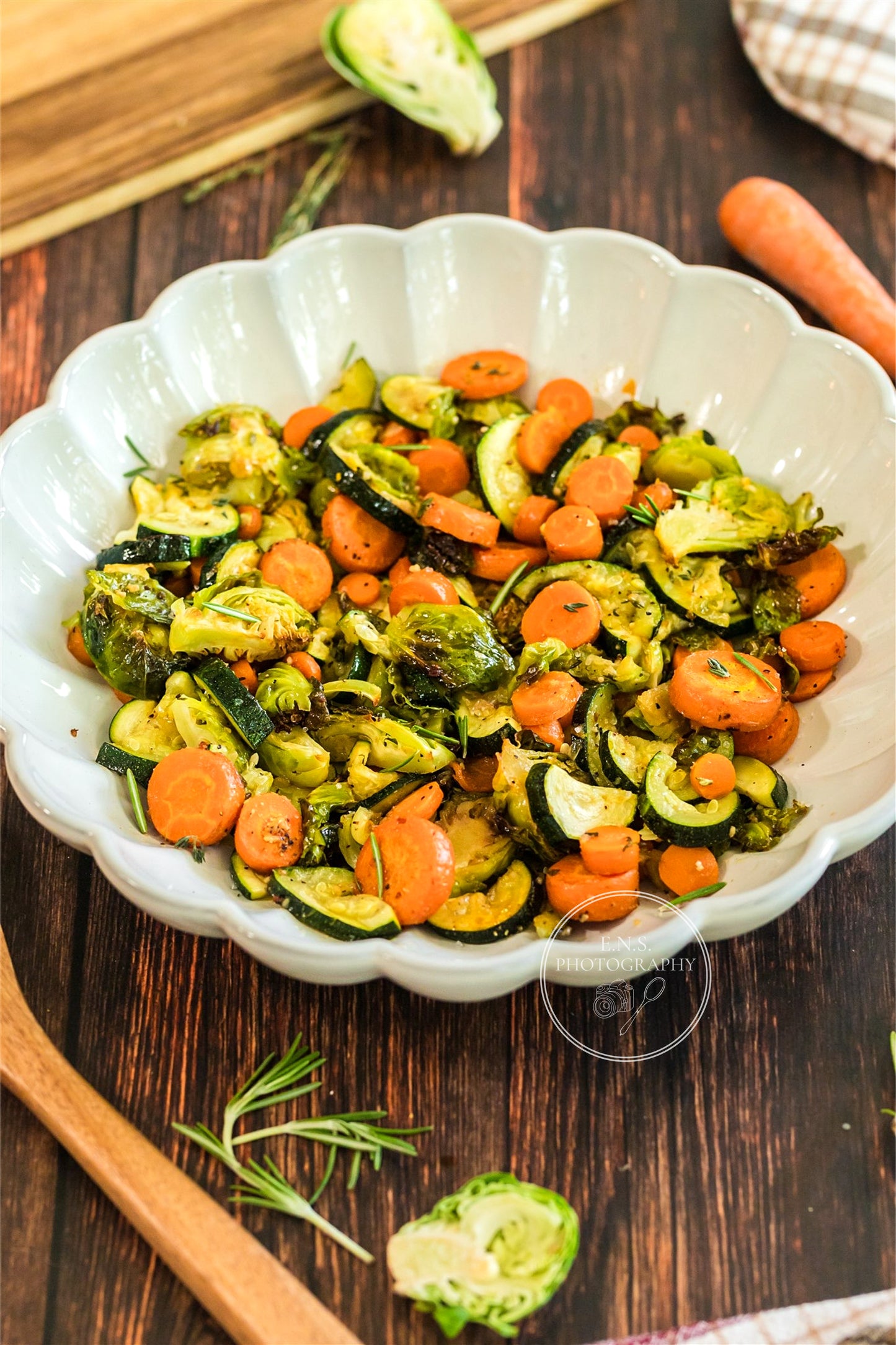 ROASTED MAPLE GARLIC PORK LOIN + ROASTED GARLIC VEGGIES BUNDLE