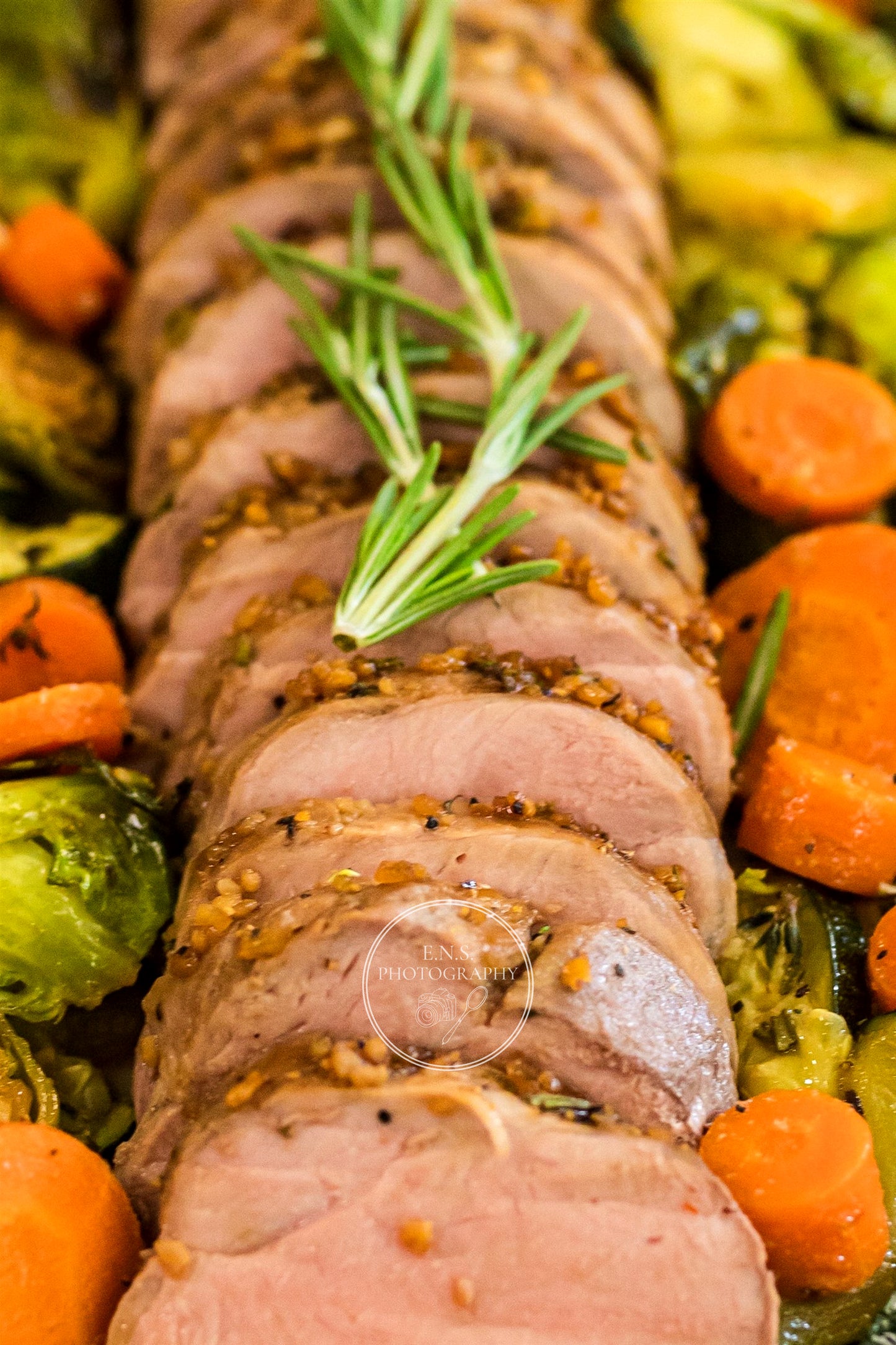 ROASTED MAPLE GARLIC PORK LOIN + ROASTED GARLIC VEGGIES BUNDLE