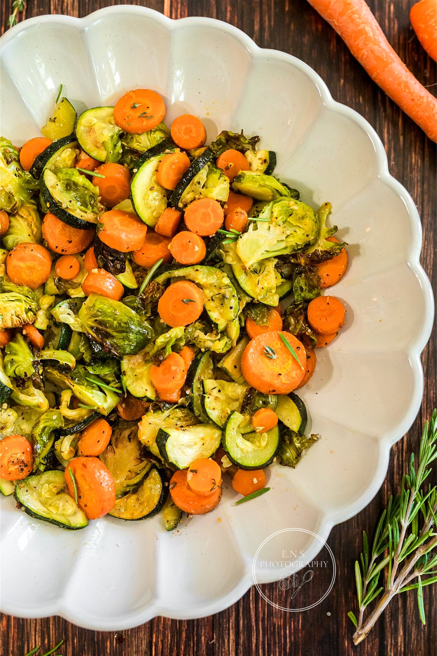 ROASTED MAPLE GARLIC PORK LOIN + ROASTED GARLIC VEGGIES BUNDLE