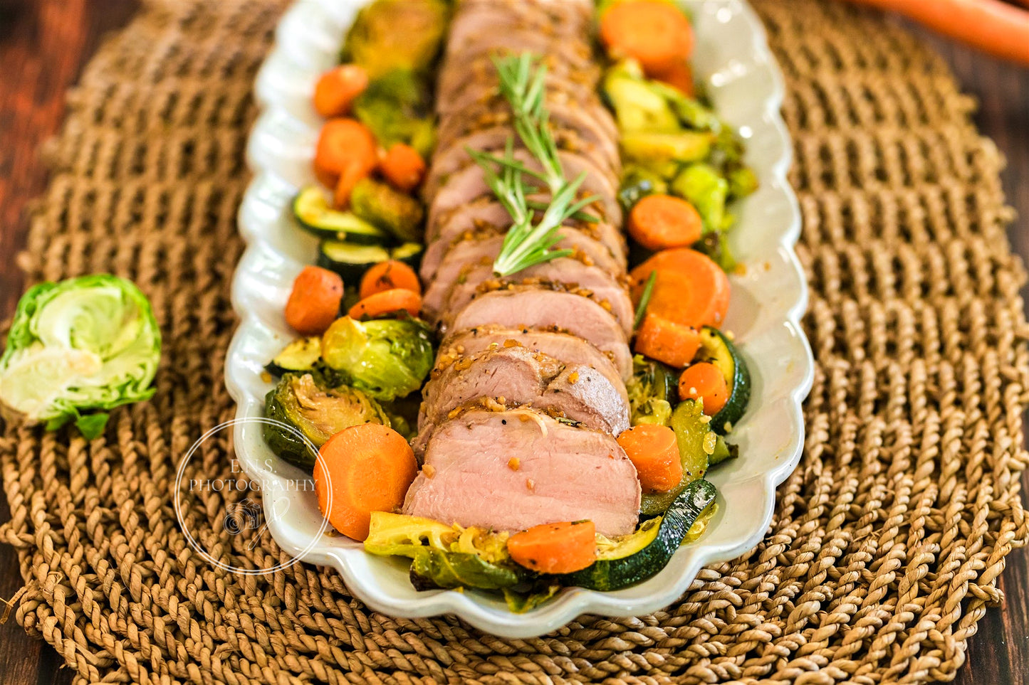 ROASTED MAPLE GARLIC PORK LOIN + ROASTED GARLIC VEGGIES BUNDLE