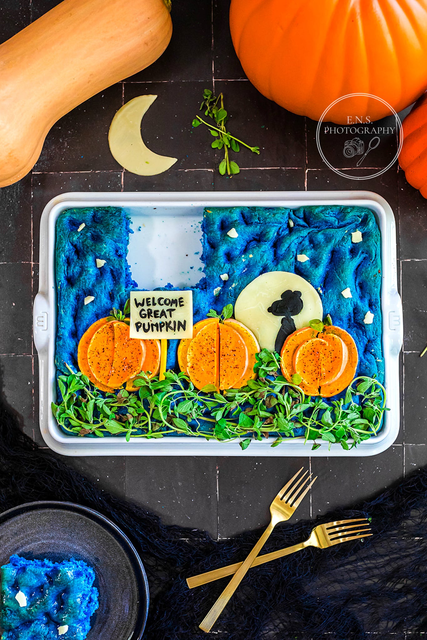 IT’S THE GREAT PUMPKIN FOCACCIA BREAD 🎃